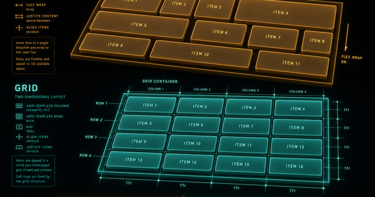 Flexbox vs Grid: When to Use Which CSS Layout System